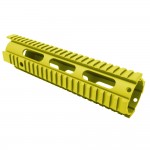 AR-15 Free Float Handguard - Cerakote - Lemon Zest (OPTIONS AVAILABLE)